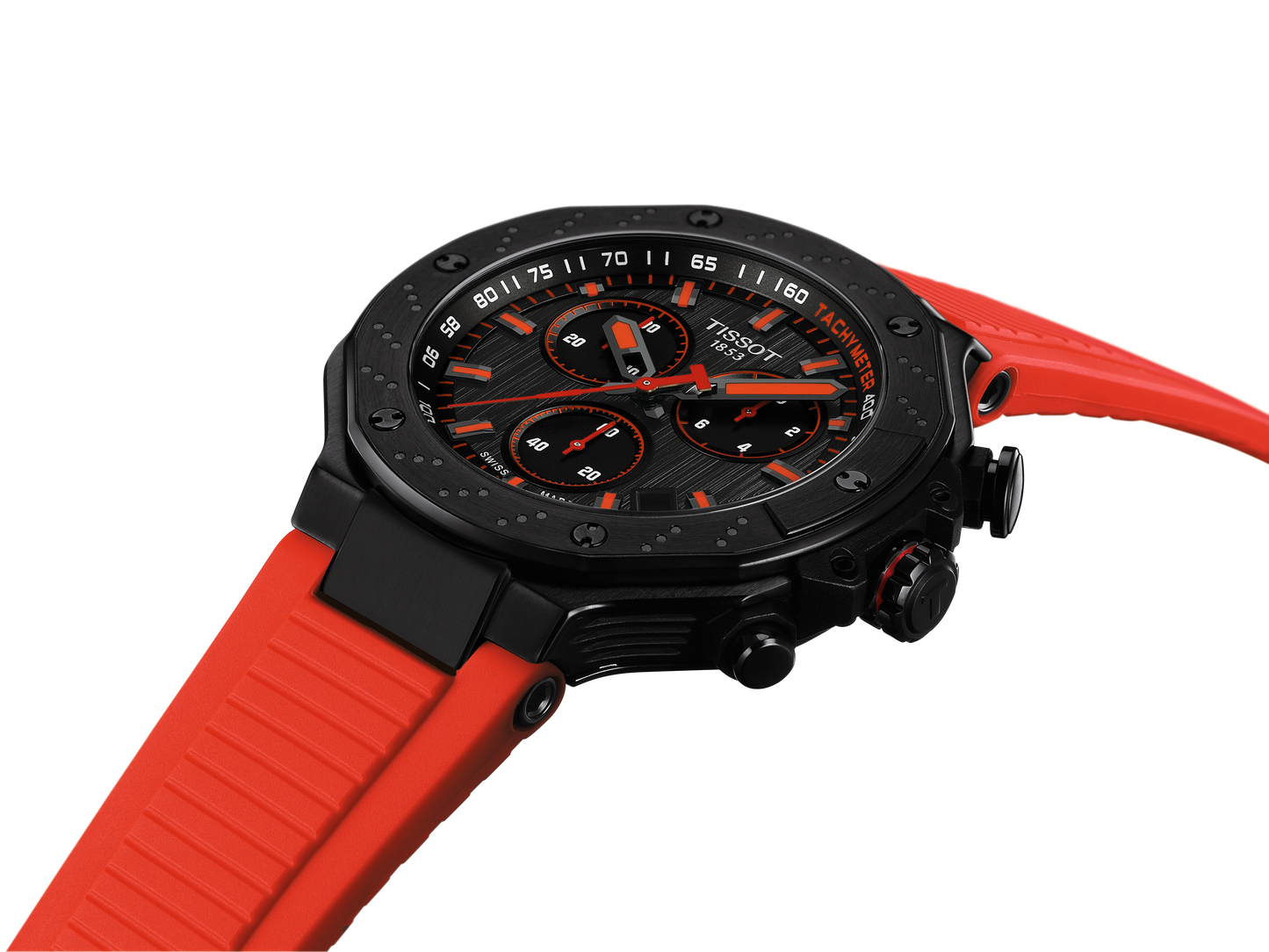 TISSOT T-RACE QTZ BLK DIAL RED