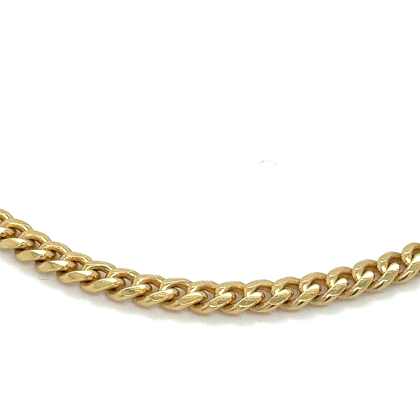 14K Yellow Gold Estate Cuban Chain 24"