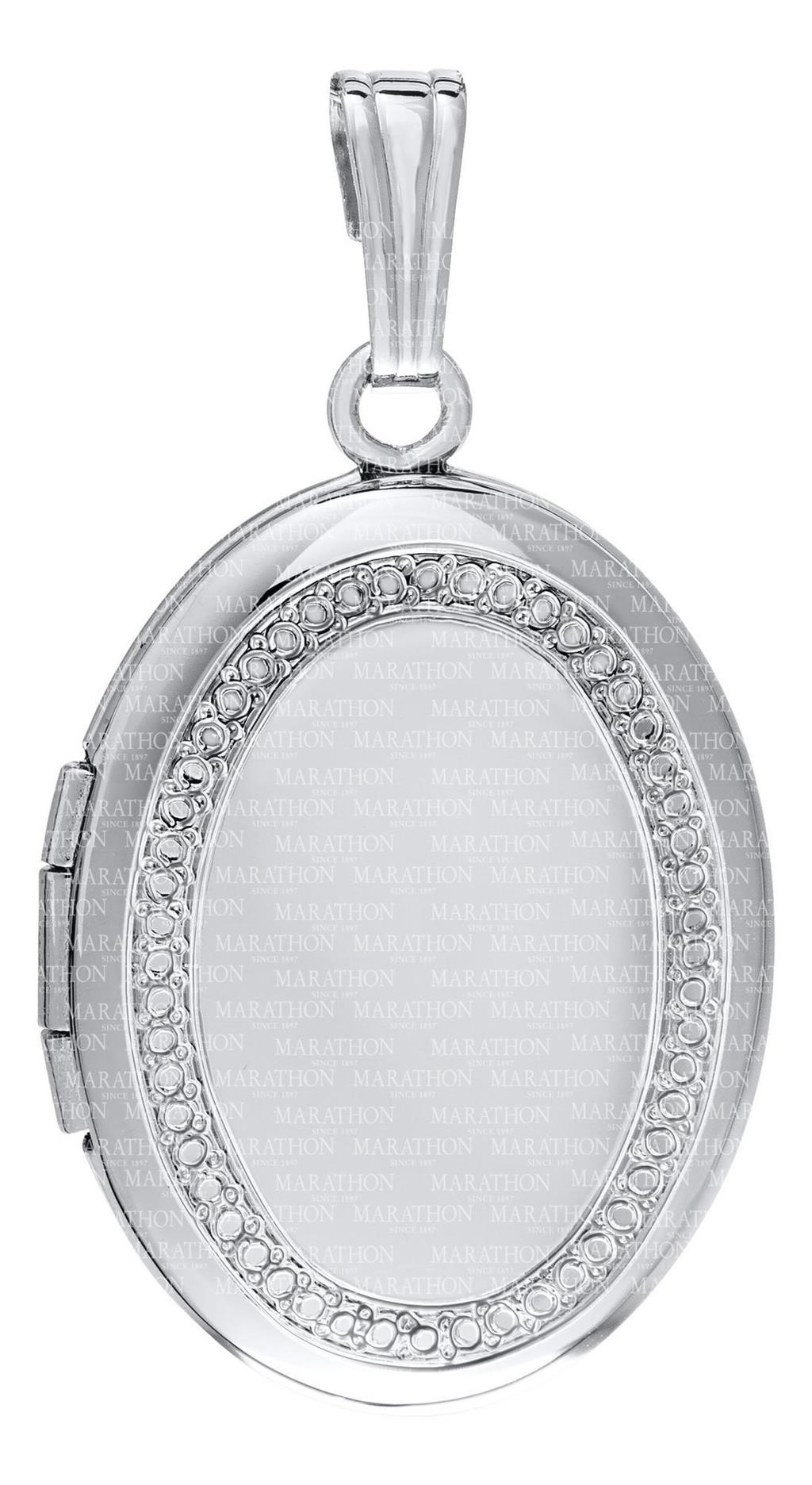 Adult Sterling Silver Oval Locket