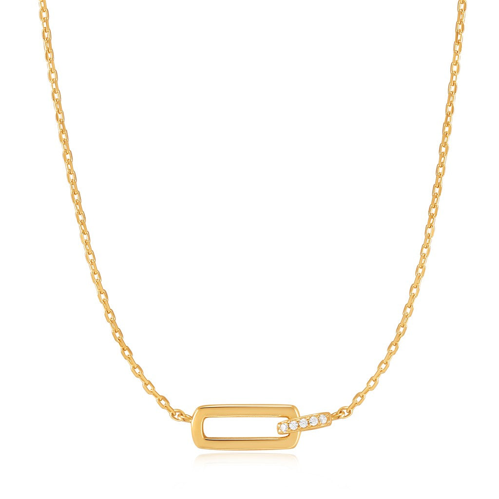 Stylish Glam Interlock Necklace – Parker Jewelers Carlisle, PA