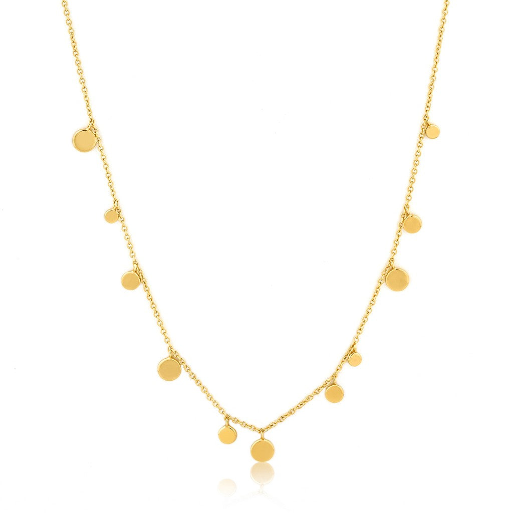 Geometry Mixed Discs Necklace – Modern Elegance at Parker Jewelers