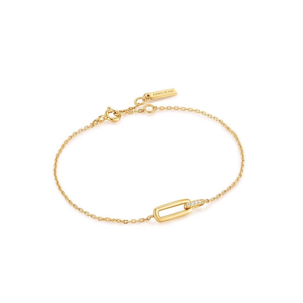 Ania Haie Stylish Glam Interlock Bracelet