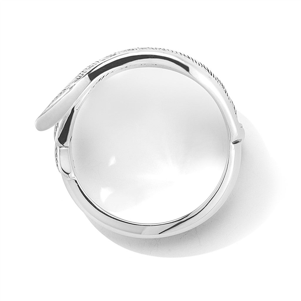 JAI Sterling Silver Wings Of Love Ring, Size 7 | Silver Rings