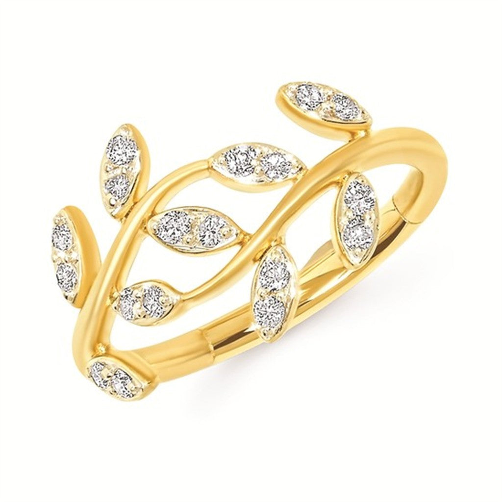 1/4 Ctw. Diamond Fashion Ring in 14K Gold