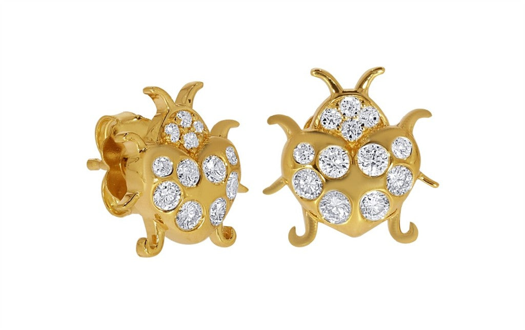 EARRINGS-24 RD 0.40Ct-14K Y 2.