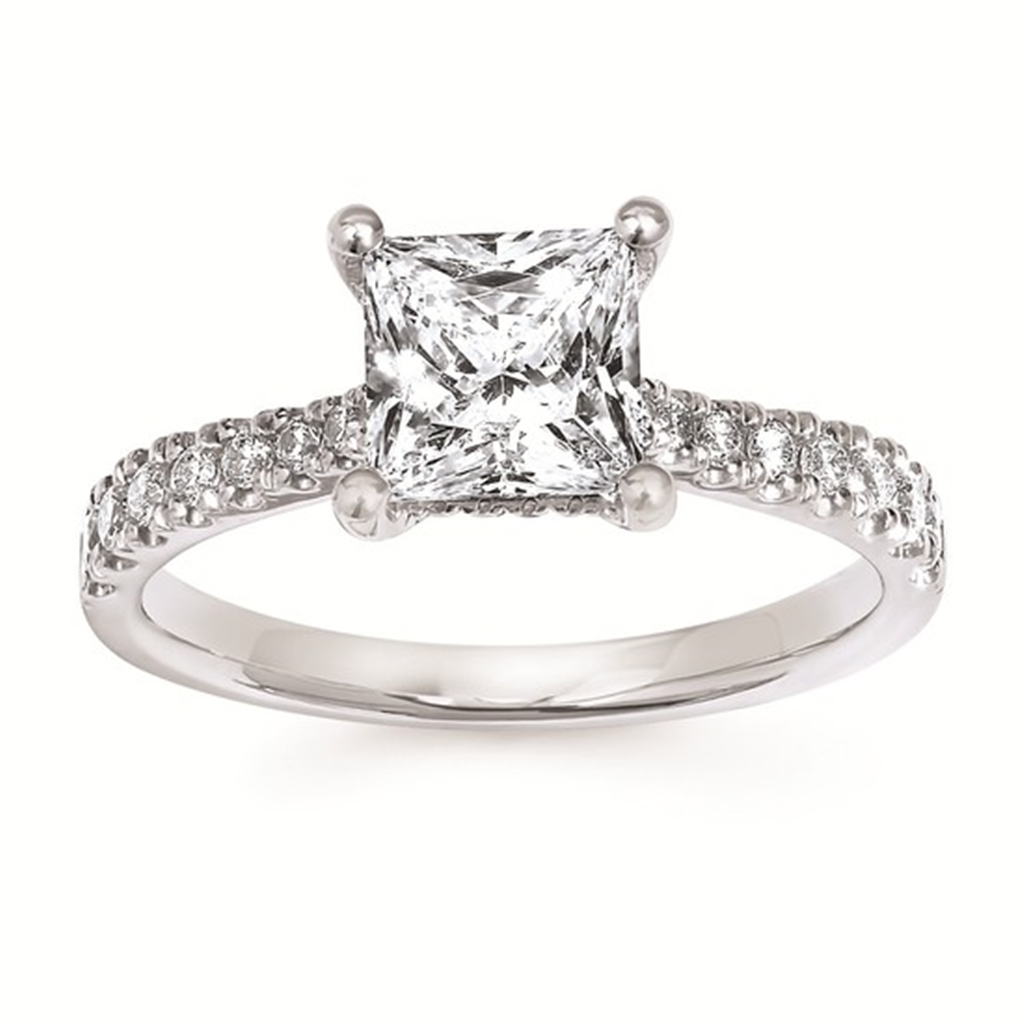 Classic Bridal 3/8 Ctw. Diamond Semi Mount in 14K Gold