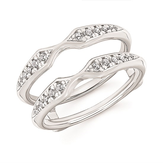 1/5 Ctw. Diamond Bridal Insert in 14K Gold
