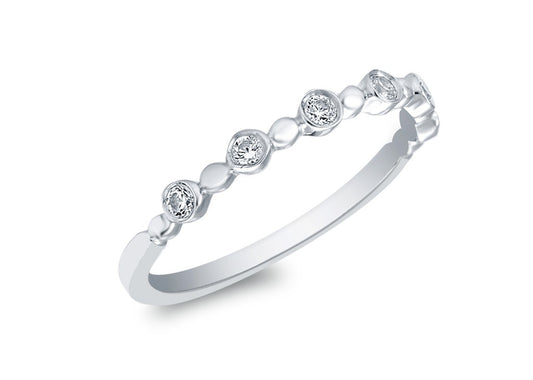 RINGS-6 RD SIZE 6.5 0.16Ct-14K