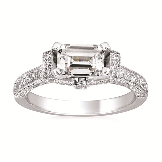 Forever Elegant® 1/2 Ctw. Diamond Semi Mount in 14K Gold