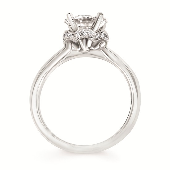 Forever Elegant® 0.08 Ctw. Diamond Semi Mount in 14K Gold