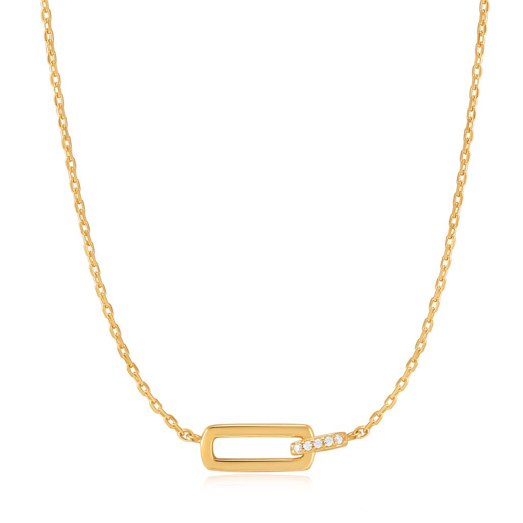 Stylish Glam Interlock Necklace – Parker Jewelers Carlisle, PA