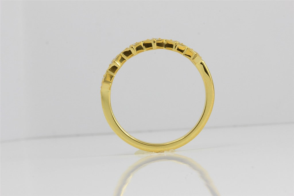 RINGS-6 RD 0.16Ct-14K Y 2.05Gm