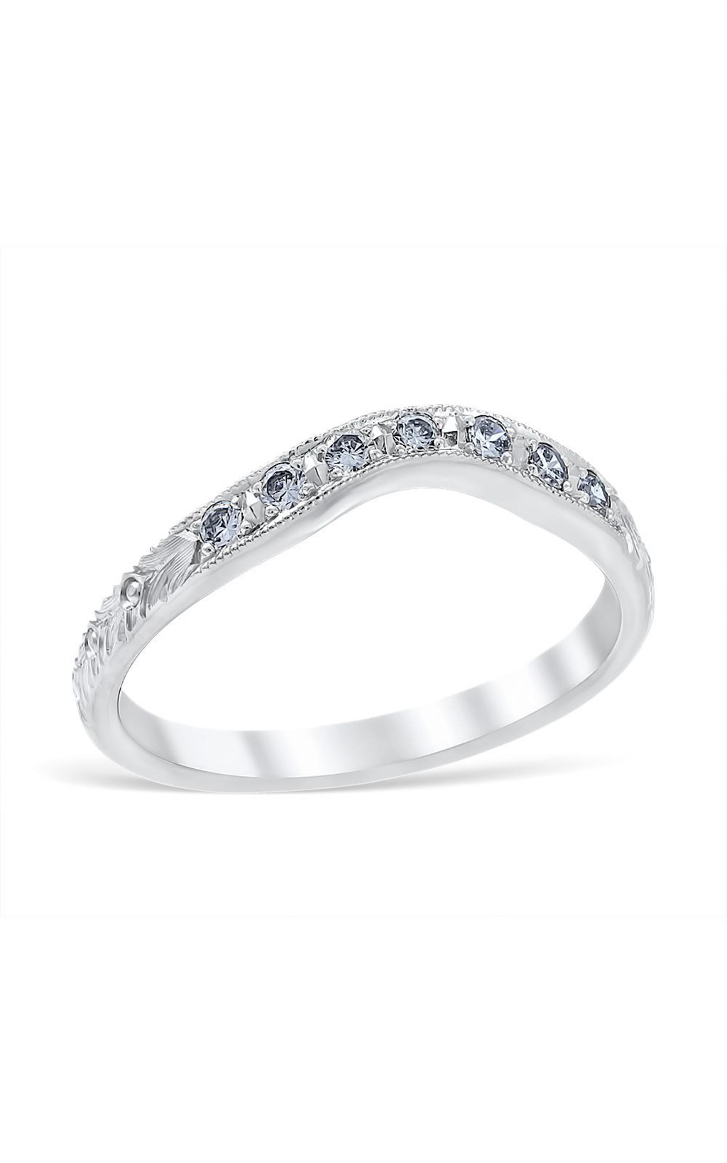 Florin Leaf Wedding Ring – Nature-Inspired Elegance