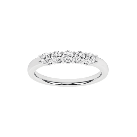 SAMPLE LGD 14KWG .50CTW 5RBC L