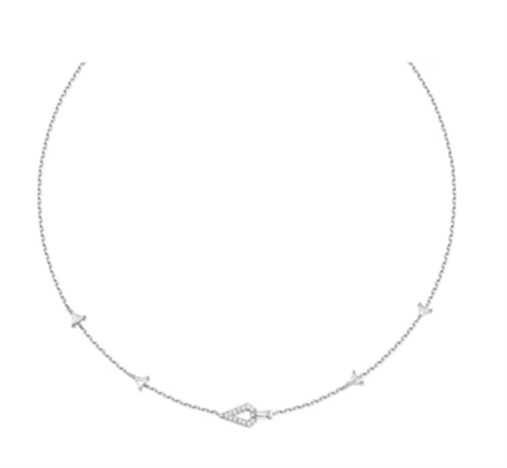 Ania Haie SS Geometric Satellite Necklace – Contemporary Elegance