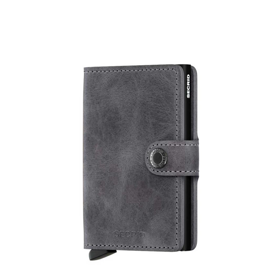 Miniwallet Vintage Grey & Black – Classic and Timeless