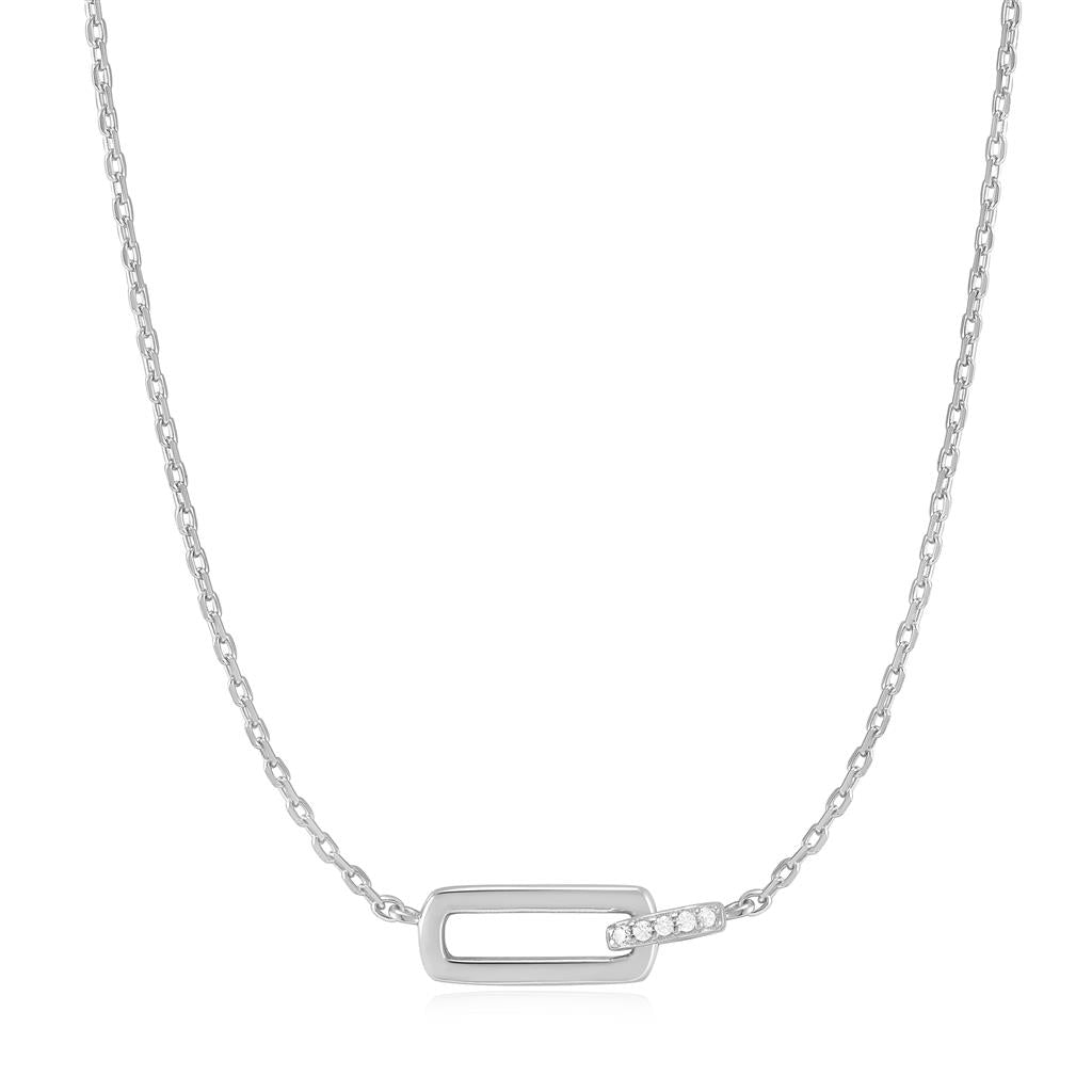 Stylish Glam Interlock Necklace – Parker Jewelers Carlisle, PA