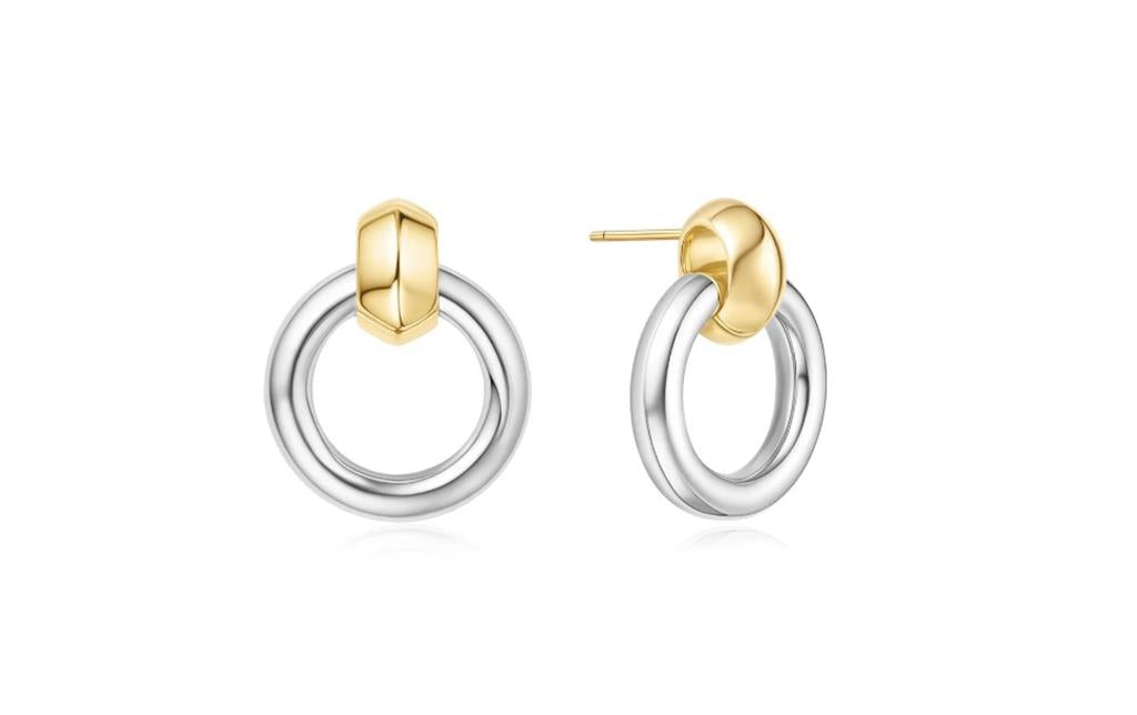 Ania Haie Two Tone Stud Earrings