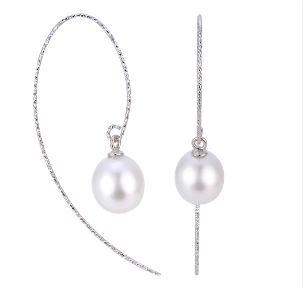 Sterling Silver Freshwater Pearl Earring