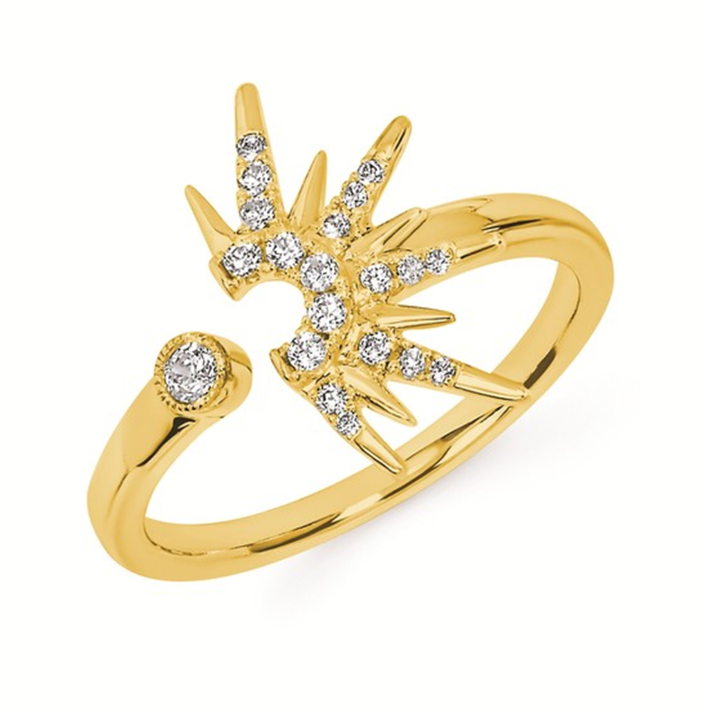 1/6 Ctw. Diamond Fashion Ring in 14K Gold