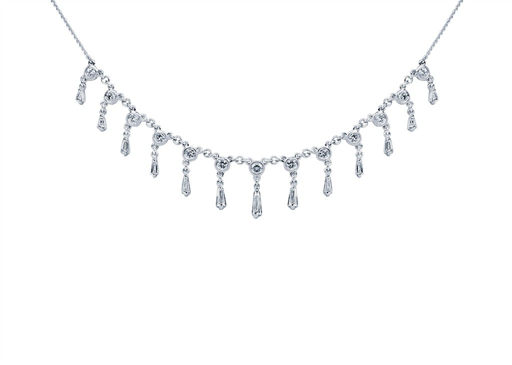 NECKLACES-13 RD 0.34Ct-13 BG 0