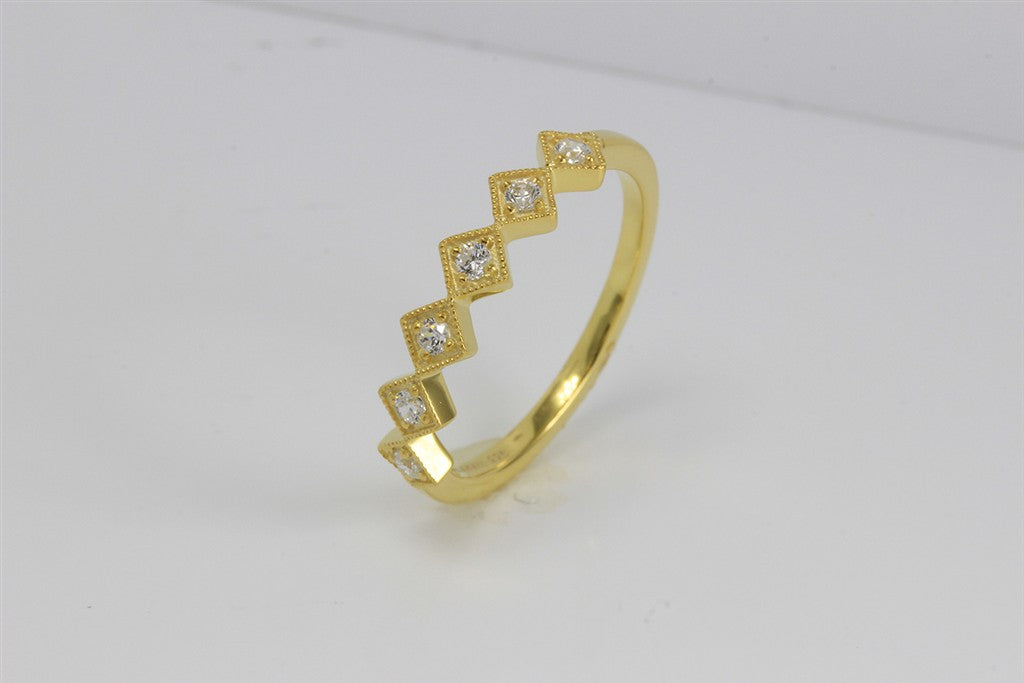 RINGS-6 RD 0.16Ct-14K Y 2.05Gm