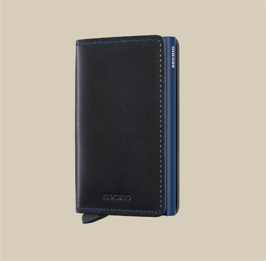 Secrid Slim Wallet Original Black and Navy