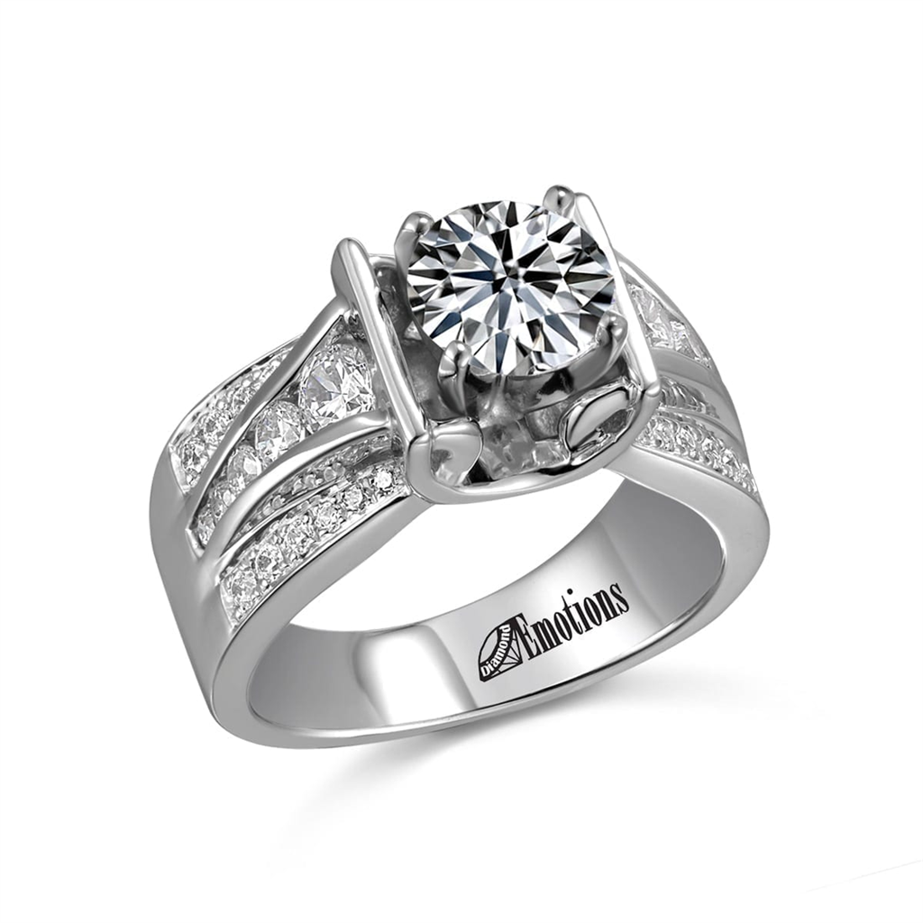 Bold Diamond Ring Semi-Mount with .68ctw Diamonds