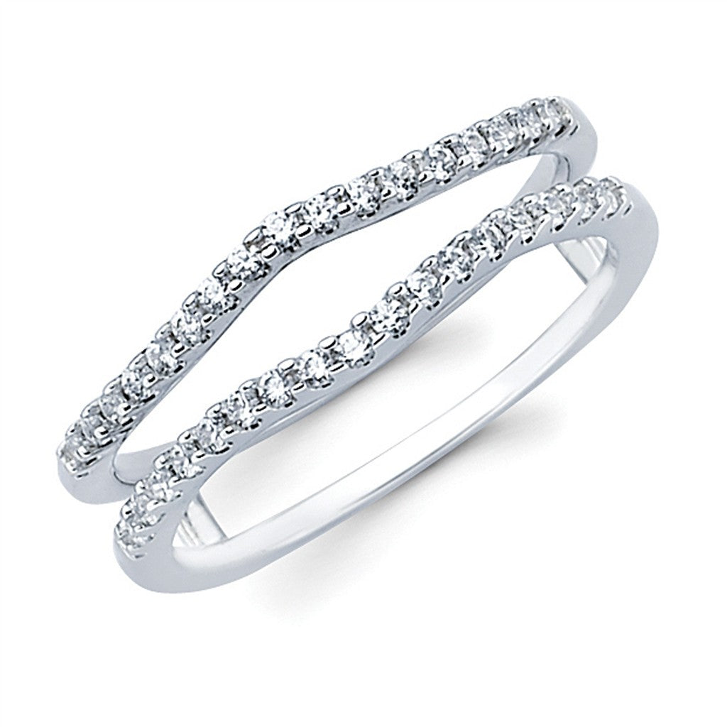 1/4 Ctw. Diamond Contour Bridal Insert in 14K Gold