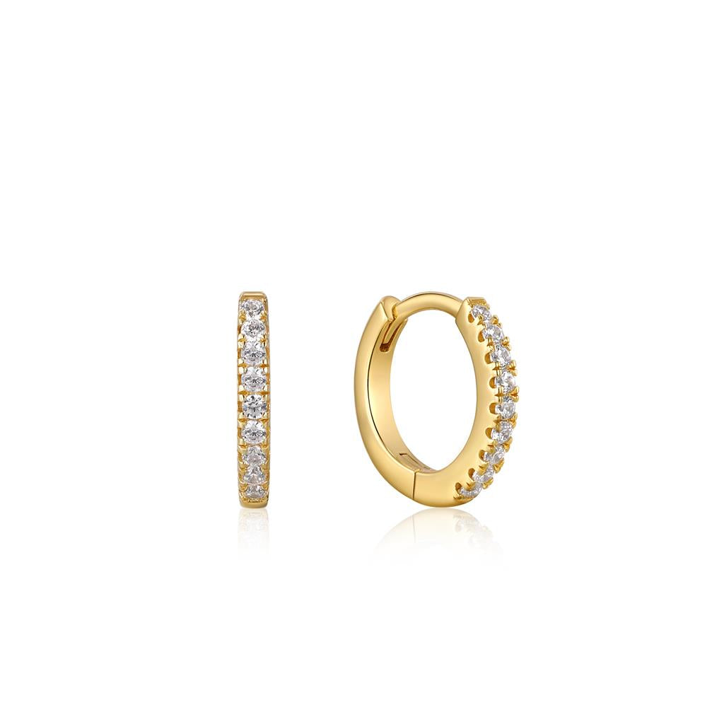Chic Ania Haie Sparkle Huggie Hoop Earrings