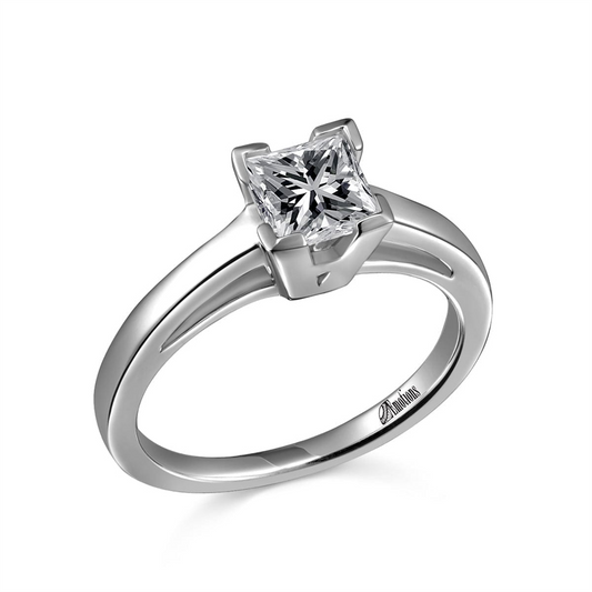 Timeless Solitaire Engagement Rings Semi-Mount