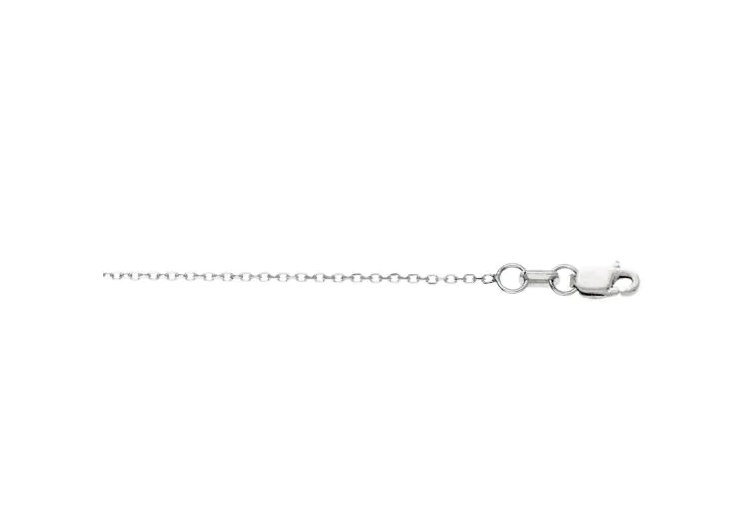 14KWG 20" .87MM D/C Cable Chain with Lobster Clasp | Parker Jewelers