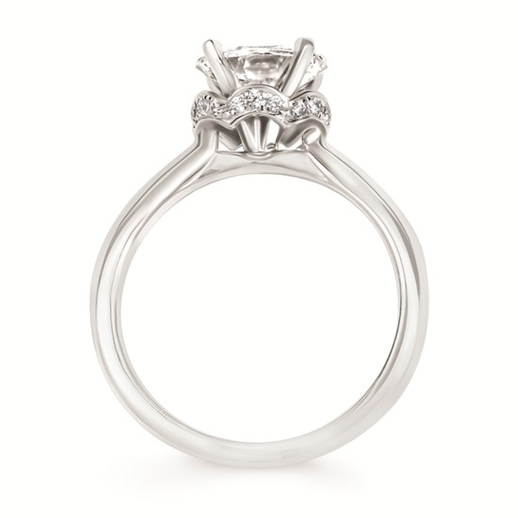 Forever Elegant® 0.08 Ctw. Diamond Semi Mount in 14K Gold