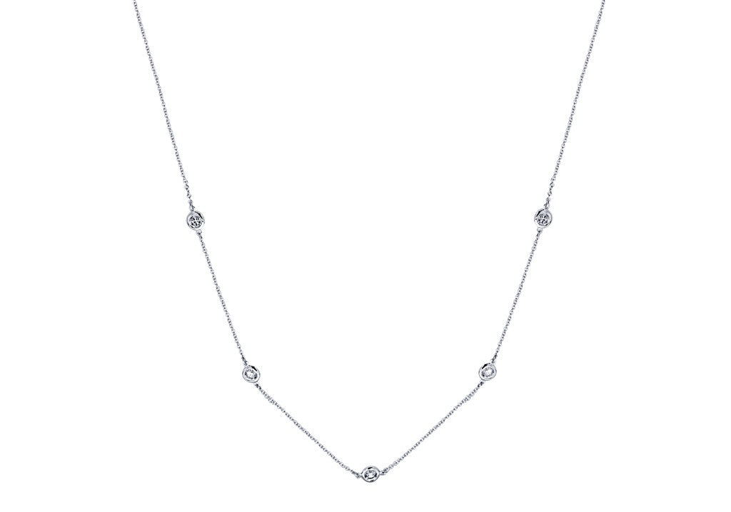 NECKLACES-5 RD 19 INCH 0.60Ct-