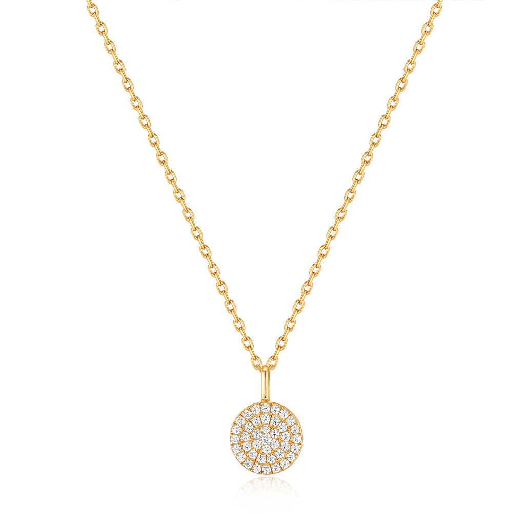 Sophisticated Glam Disc Pendant Necklace – Parker Jewelers Carlisle, PA
