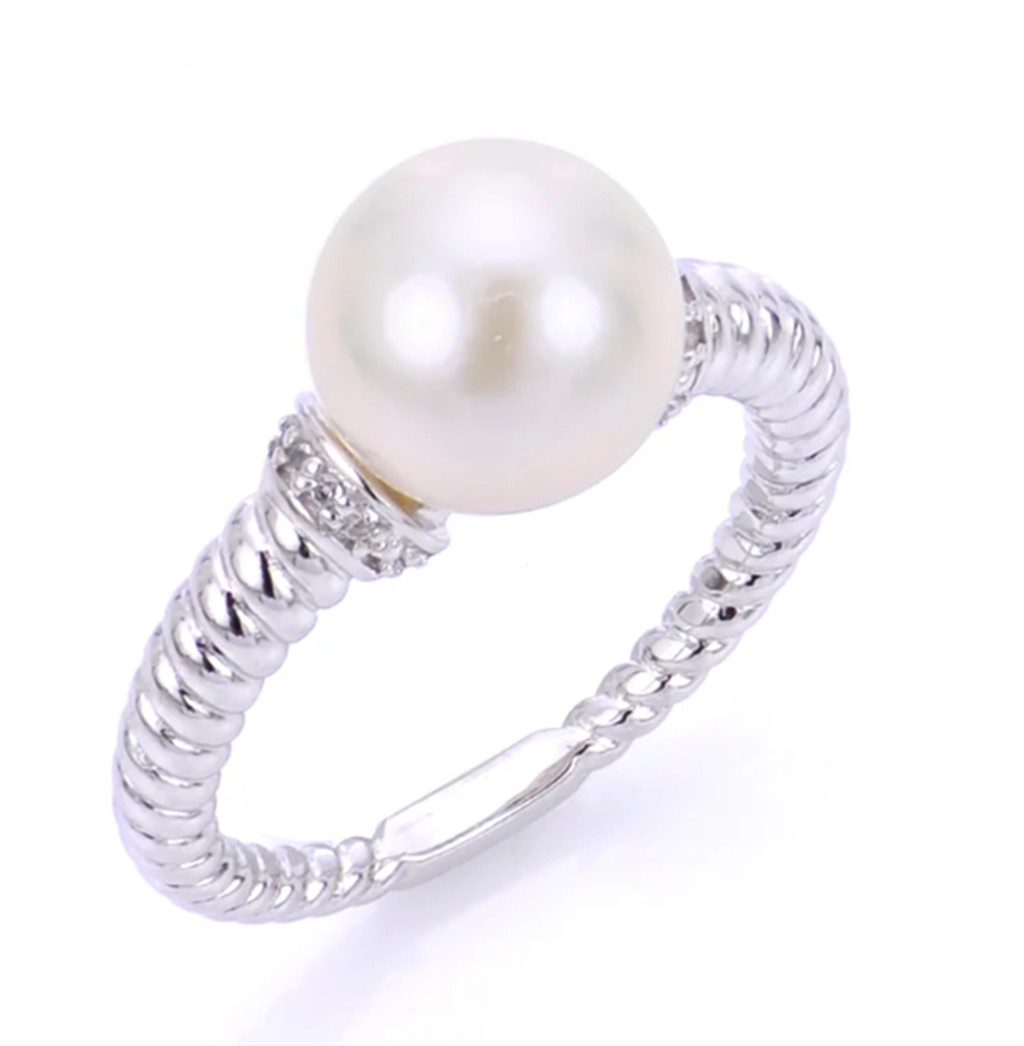 Sterling Silver Freshwater Pearl Ring