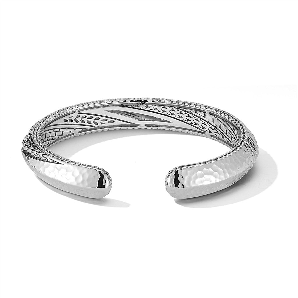 JAI Sterling Silver & Gemstone Master Artisan 10mm | Silver Bracelets