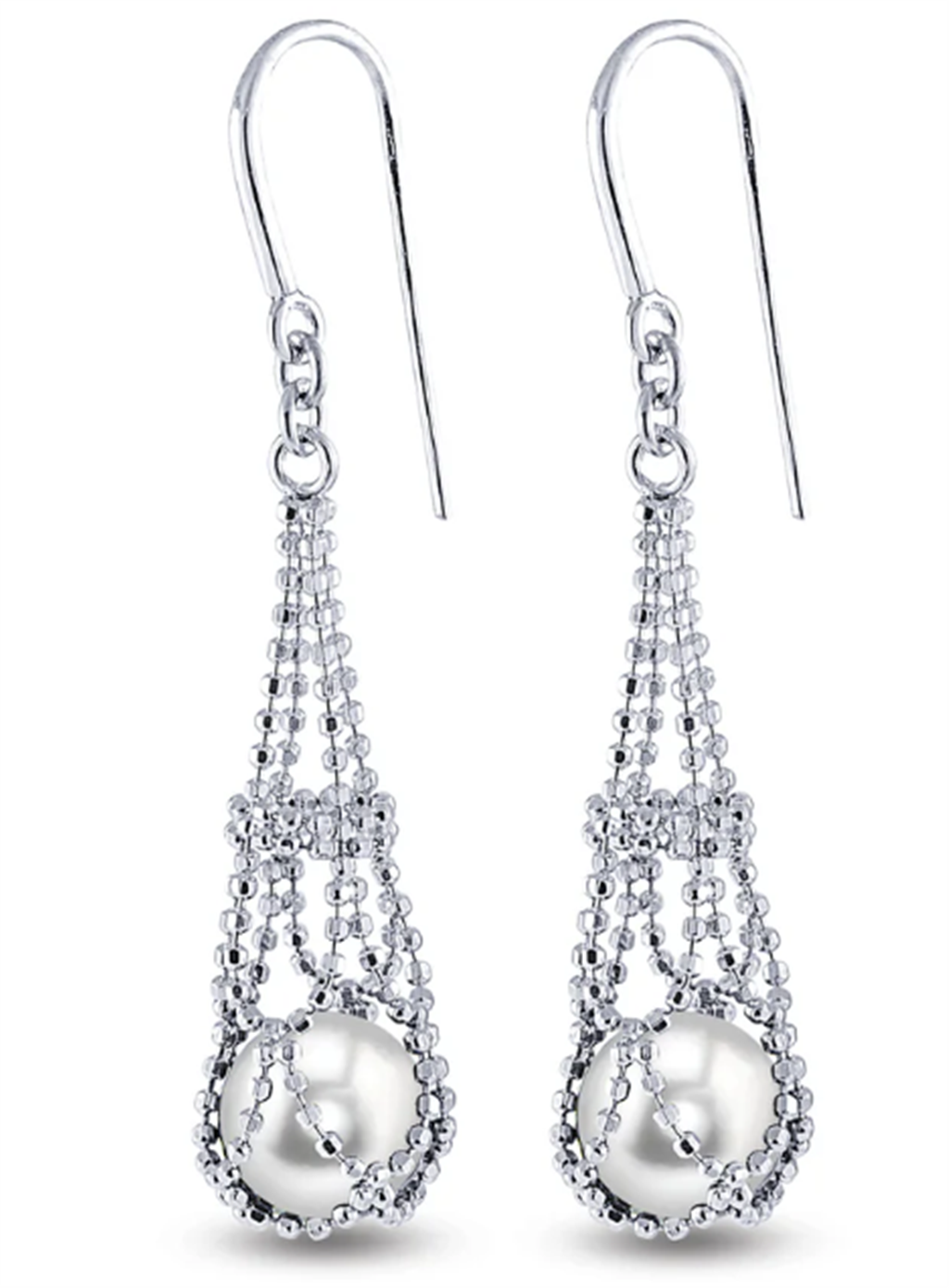 Sterling Silver Freshwater Pearl Earring