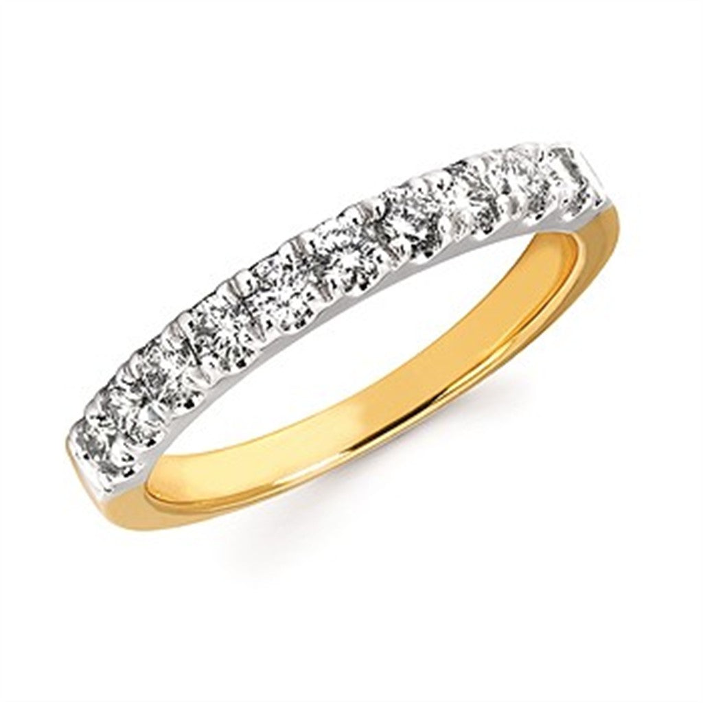 1/2 Ctw. Prong Set Diamond Anniversary Band in 14K Gold
