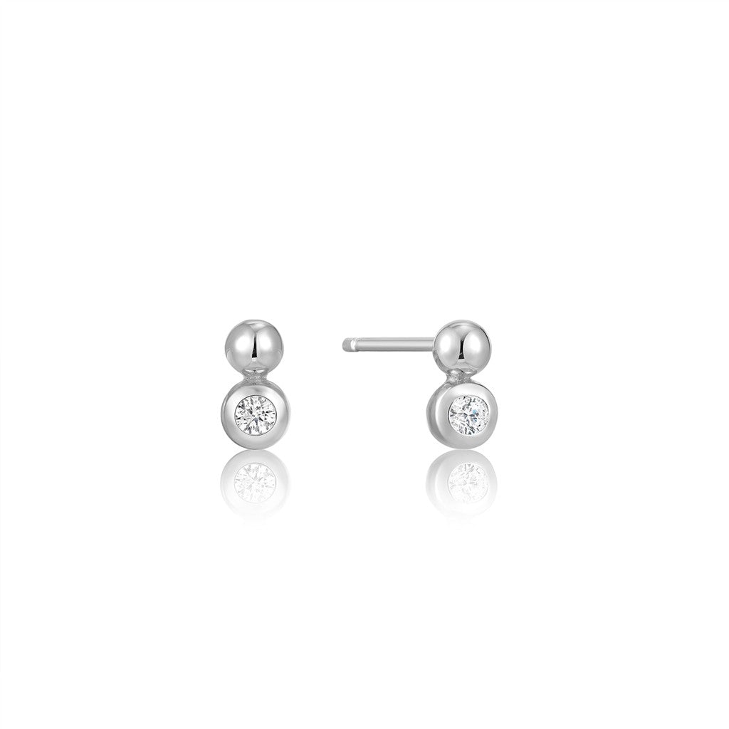 Elegant Ania Haie Orb Sparkle Stud Earrings