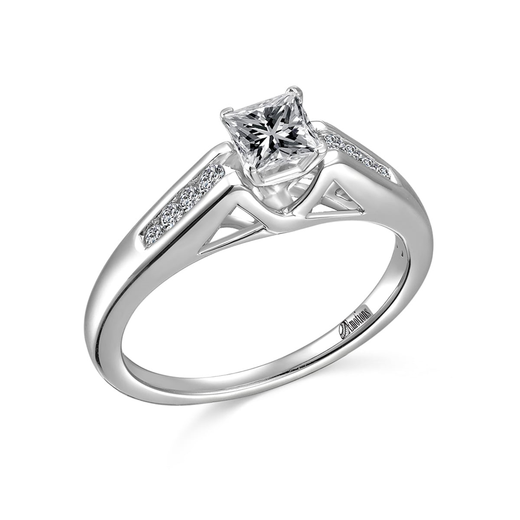 Elegant Ring Semi-Mount with .14Ct Diamonds