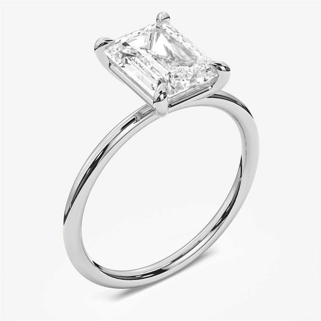 Solitaire with Basket Head Engagement Ring Semi-Mount