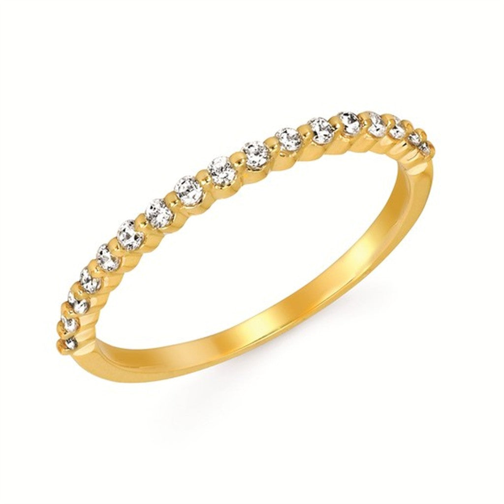 1/5 Ctw. Diamond Shared Prong Band Ring in 14K Gold