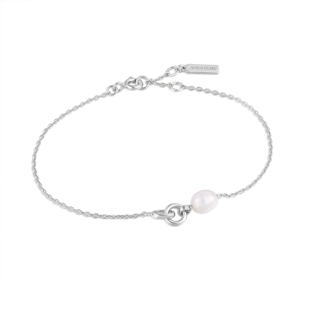 Elegant Ania Haie Pearl Link Chain Bracelet