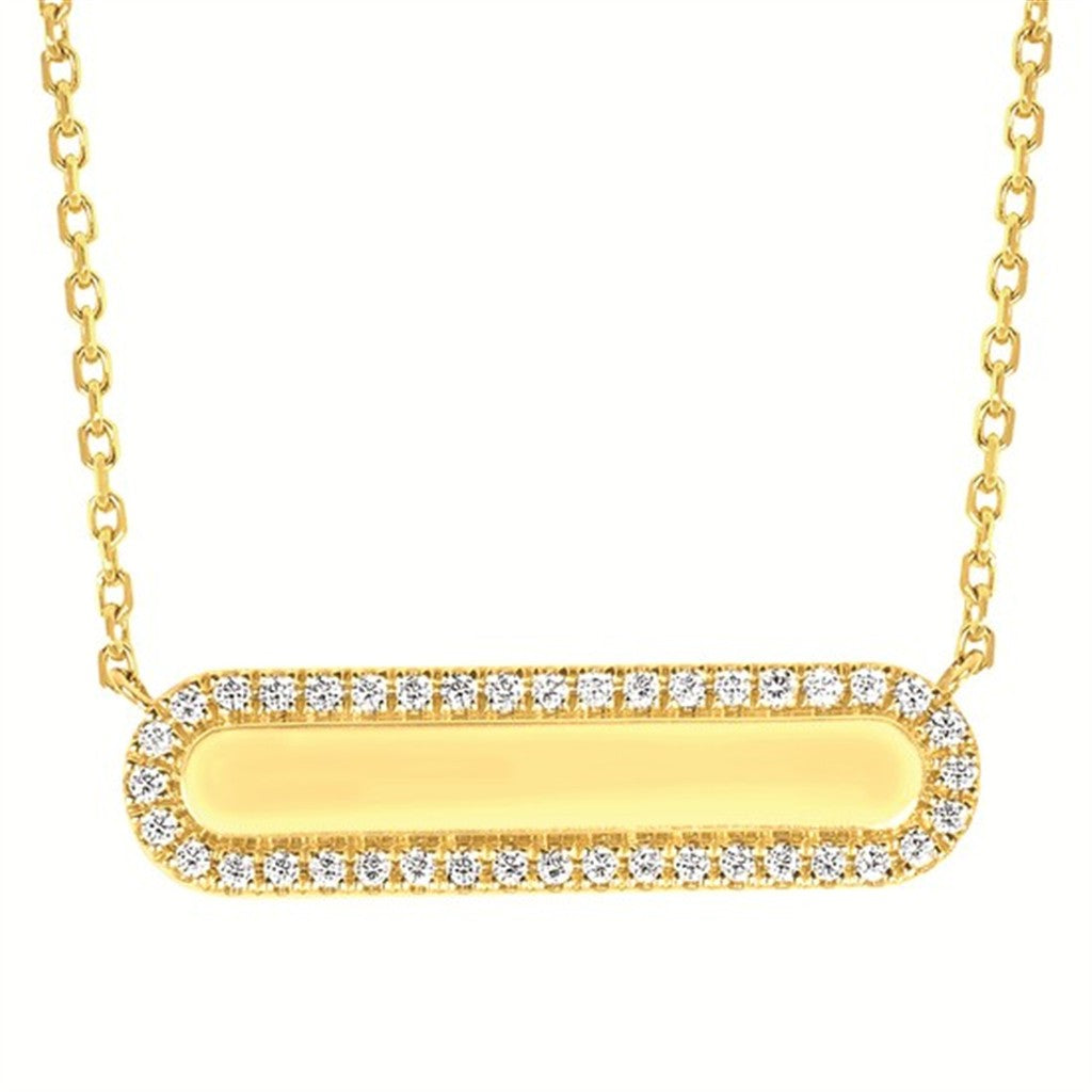 1/6 Ctw. Diamond Pendant in 14K Gold with 18" Chain