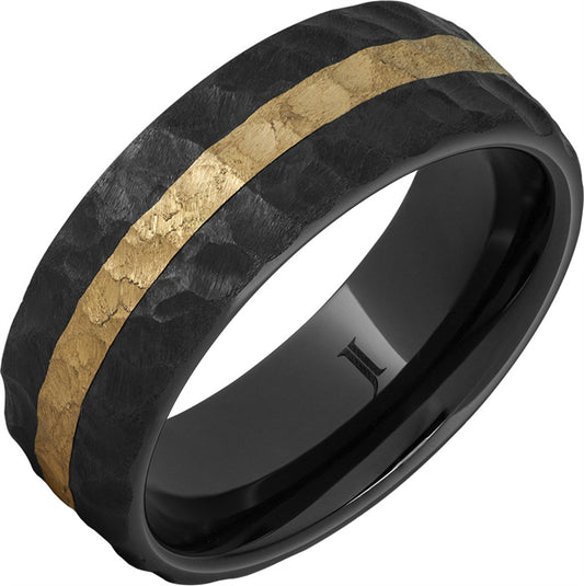 8MM Black Diamond Ceramic Thor Wedding Band