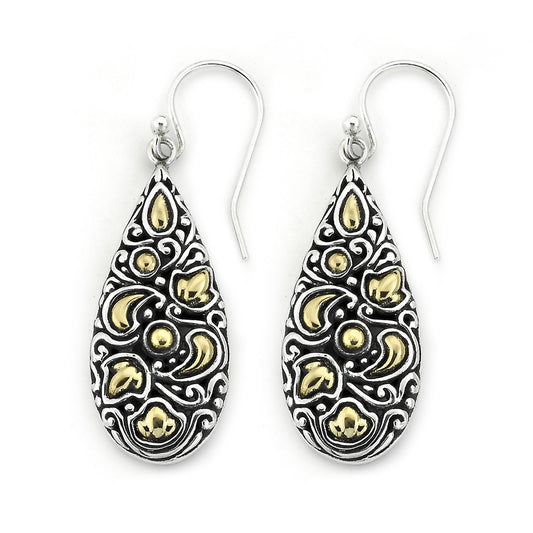 Bennet Earring - Pear Shape Balinese Design Earrings