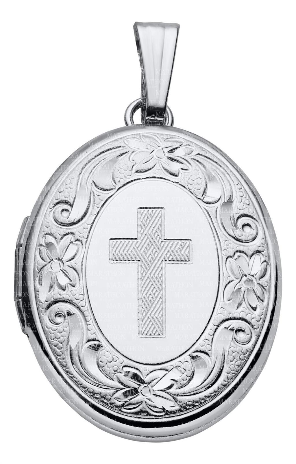 Adult Sterling Silver Oval Locket