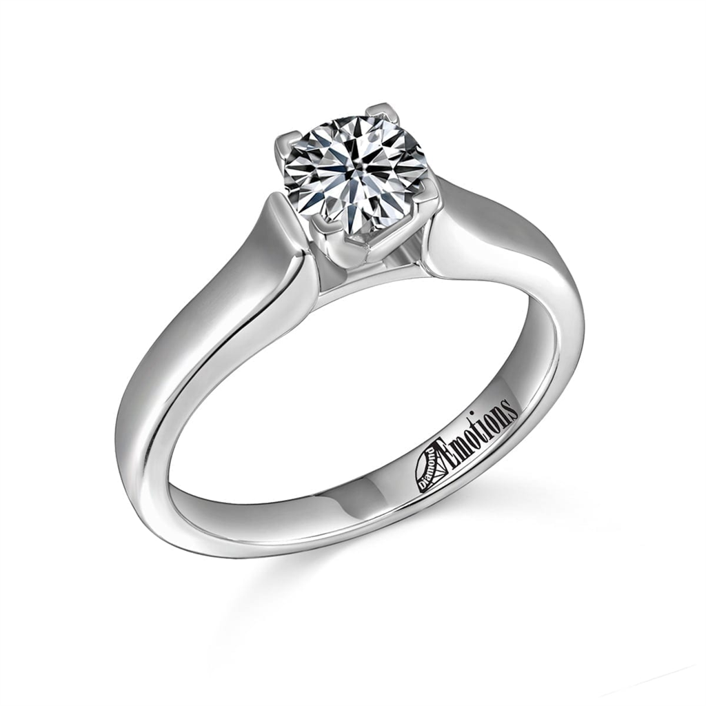 Elegant Bridal Semi-Mount Rings for Round or Princess Cut Diamonds
