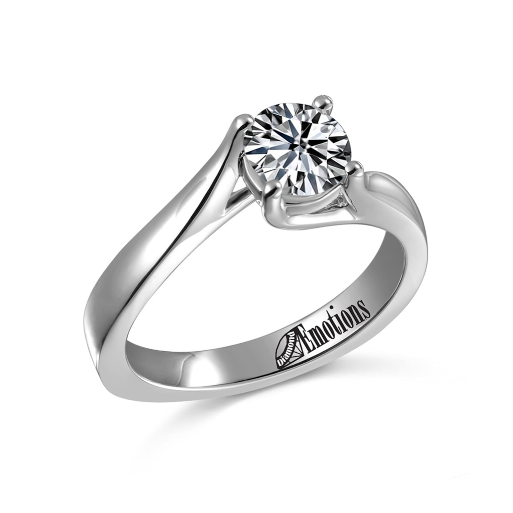 Simple and Elegant Solitaire Ring Semi-Mount